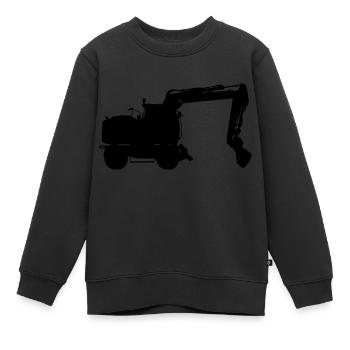Pelles - Sweat Premium enfant bio - noir - Devant - AI Model Kid Female (0cm)