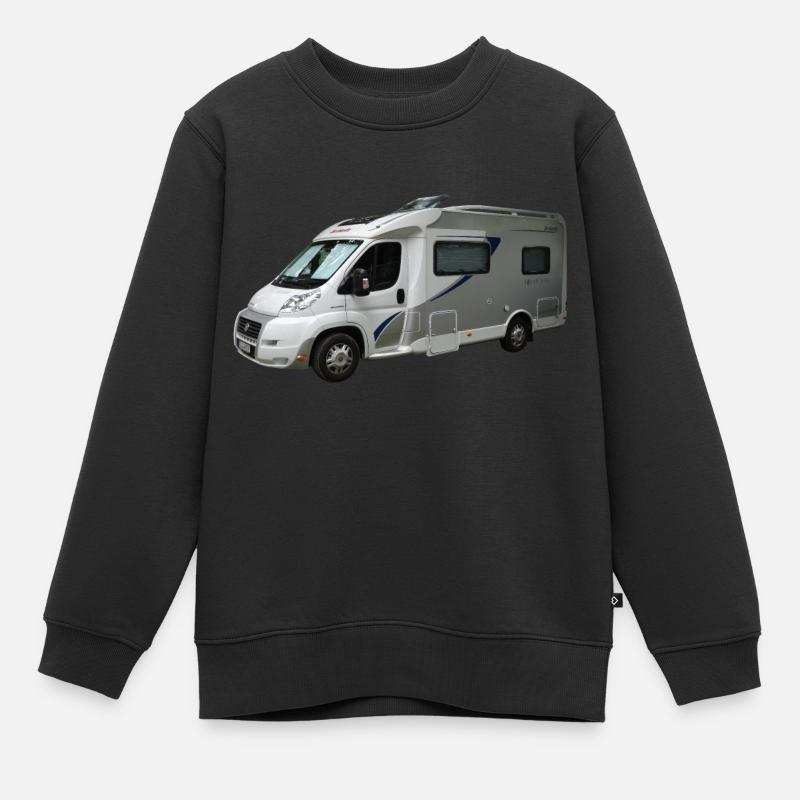 camper - Kids Premium Organic Sweatshirt - black