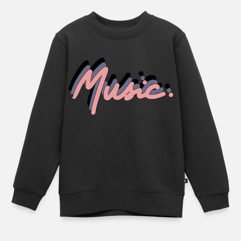 Music - Sweat Premium enfant bio - noir