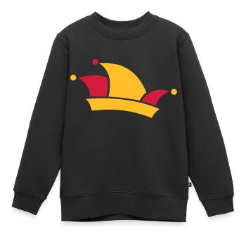 Karneval - Kinder Premium Organic Sweatshirt - Schwarz - Vorne - AI Model Kid Female (0cm)