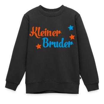 bébé - Sweat Premium enfant bio - noir - Devant - AI Model Kid Female (0cm)