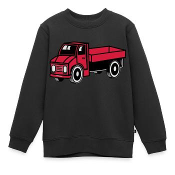 Voiture jouets camion camion camion camion véhicul - Sweat Premium enfant bio - noir - Devant - AI Model Kid Female (0cm)