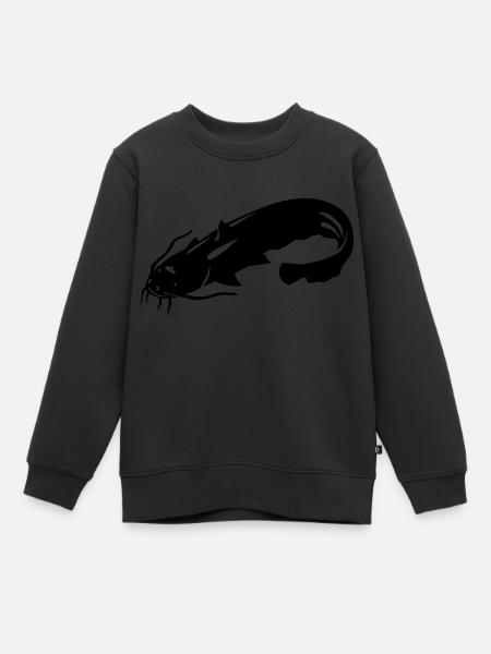 Silure - Sweat Premium enfant bio - noir