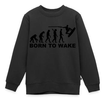 Wakeboard - Kinder Premium Organic Sweatshirt - Schwarz - Vorne - AI Model Kid Female (0cm)