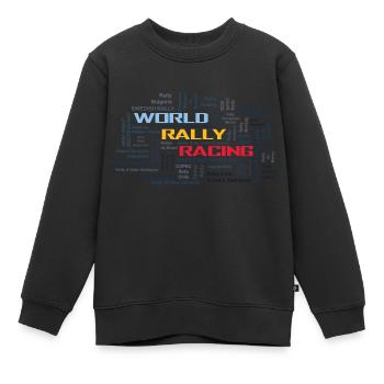 World Rally Racing - Kinder Premium Organic Sweatshirt - Schwarz - Vorne - AI Model Kid Female (0cm)