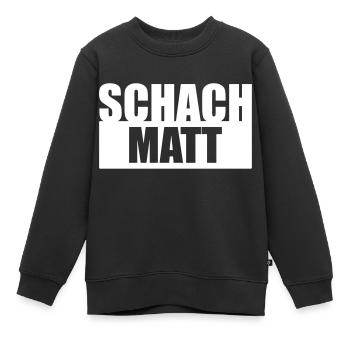 Schach Matt - Kinder Premium Organic Sweatshirt - Schwarz - Vorne - AI Model Kid Female (0cm)