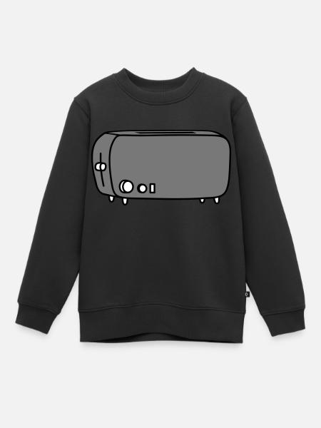 toaster pain pain pain pain - Sweat Premium enfant bio - noir
