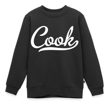 cuisinier - Sweat Premium enfant bio - noir - Devant - AI Model Kid Female (0cm)