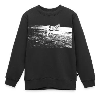First Man - Kinder Premium Organic Sweatshirt - Schwarz - Vorne - AI Model Kid Female (0cm)