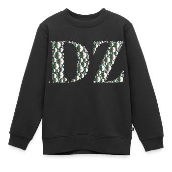 Algerien - Kinder Premium Organic Sweatshirt - Schwarz - Vorne - AI Model Kid Female (0cm)