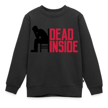 Depression Dead Inside - Kinder Premium Organic Sweatshirt - Schwarz - Vorne - AI Model Kid Female (0cm)