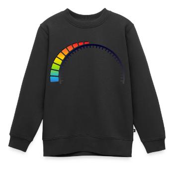Energie-Geschwindigkeit Schaltuhr Energie - Kinder Premium Organic Sweatshirt - Schwarz - Vorne - AI Model Kid Female (0cm)