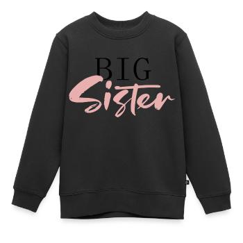 big sister - Kinder Premium Organic Sweatshirt - Schwarz - Vorne - AI Model Kid Female (0cm)