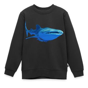walhai4k - Kinder Premium Organic Sweatshirt - Schwarz - Vorne - AI Model Kid Female (0cm)