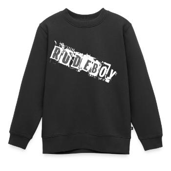 rudeboy4 - Kinder Premium Organic Sweatshirt - Schwarz - Vorne - AI Model Kid Female (0cm)