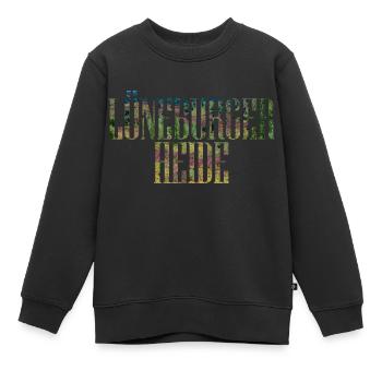 Lüneburger Heide Deutschland Landschaft - Kinder Premium Organic Sweatshirt - Schwarz - Vorne - AI Model Kid Female (0cm)