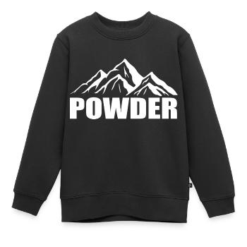 Snowboard Snowboarder - Kinder Premium Organic Sweatshirt - Schwarz - Vorne - AI Model Kid Female (0cm)