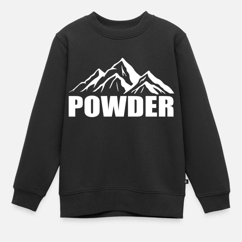 Snowboard Snowboarder - Kinder Premium Organic Sweatshirt - Schwarz