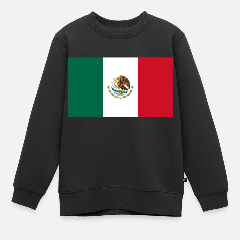 Mexico flag - Sweat Premium enfant bio - noir