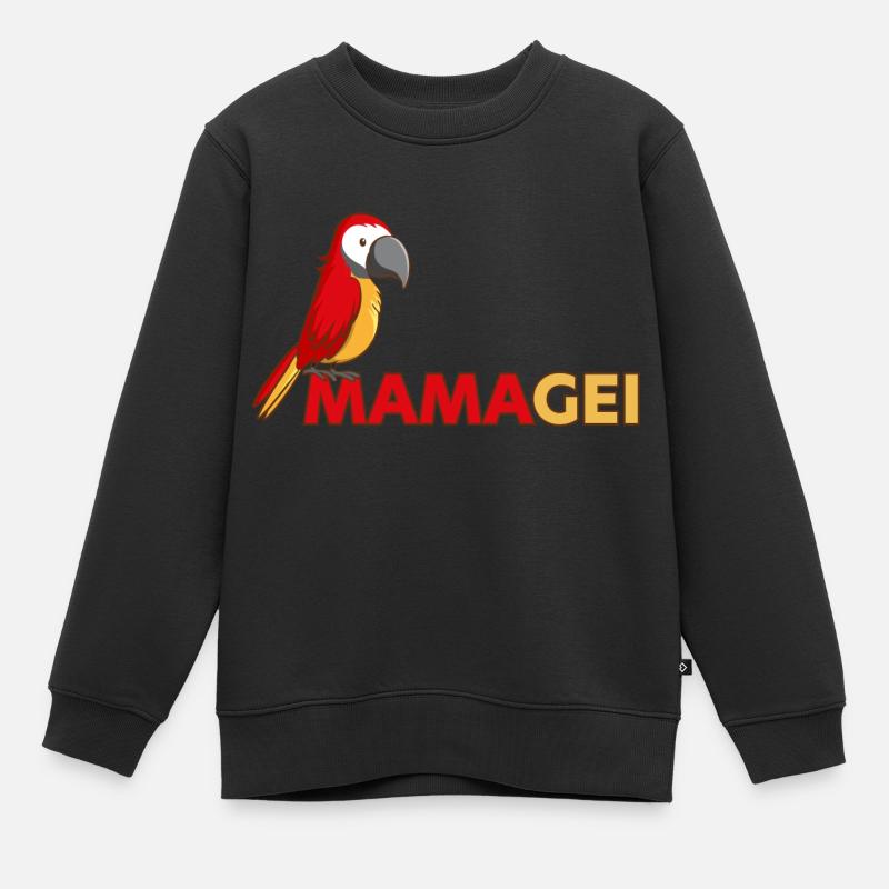MAMAGEI - Kinder Premium Organic Sweatshirt - Schwarz