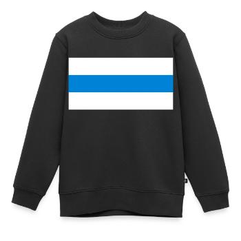 Drapeau antiguerre russe - Sweat Premium enfant bio - noir - Devant - AI Model Kid Female (0cm)