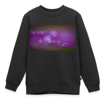 goutte - Sweat Premium enfant bio - noir - Devant - AI Model Kid Female (0cm)