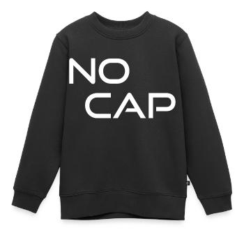 Pas de plafond - Sweat Premium enfant bio - noir - Devant - AI Model Kid Female (0cm)