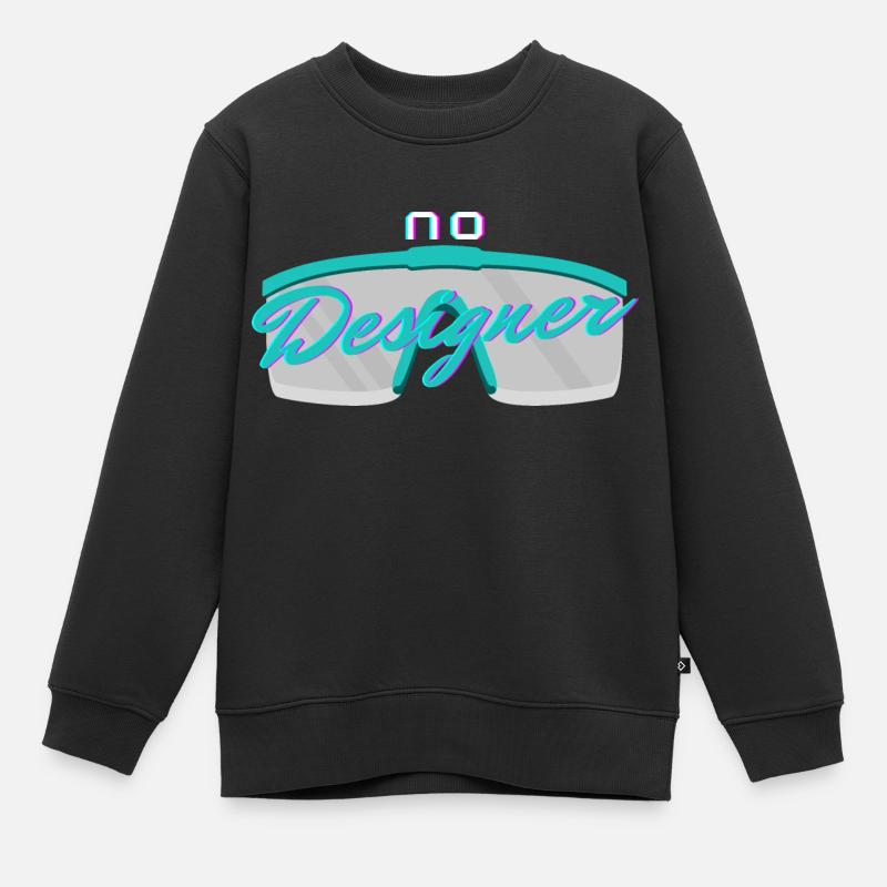 Pas de concepteur - Sweat Premium enfant bio - noir