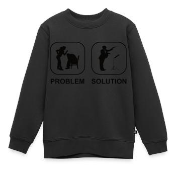 Dirigenten Geschenk Dirigieren Dirigent Musik - Kinder Premium Organic Sweatshirt - Schwarz - Vorne - AI Model Kid Female (0cm)