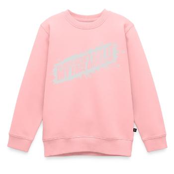 Mon visage le fera certainement - Sweat Premium enfant bio - rose - Devant - AI Model Kid Female (0cm)