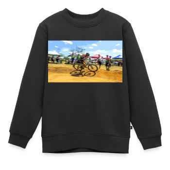 MTB MTB - Kinder Premium Organic Sweatshirt - Schwarz - Vorne - AI Model Kid Female (0cm)