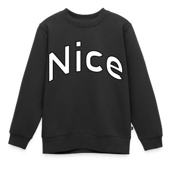 Gentil - Sweat Premium enfant bio - noir - Devant - AI Model Kid Female (0cm)