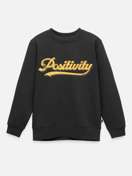 Positivity - Kinder Premium Organic Sweatshirt - Schwarz