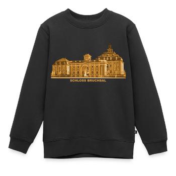 Bruchsal Schloss Barock Baden-Württemberg - Kinder Premium Organic Sweatshirt - Schwarz - Vorne - AI Model Kid Female (0cm)