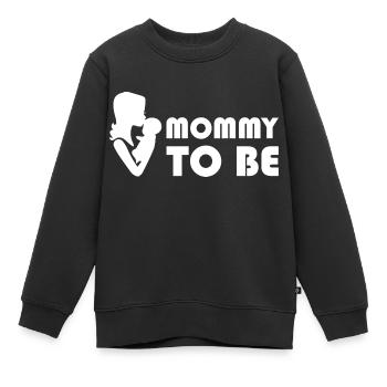 Schwangerschaft Babyparty Babyshower Boy Girl - Kinder Premium Organic Sweatshirt - Schwarz - Vorne - AI Model Kid Female (0cm)