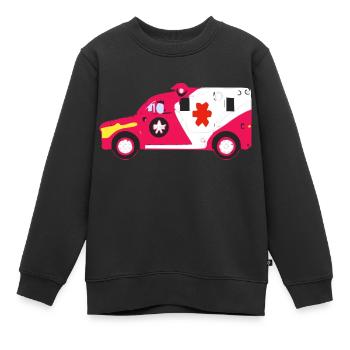 Deutsche Ambulanz - Kinder Premium Organic Sweatshirt - Schwarz - Vorne - AI Model Kid Female (0cm)