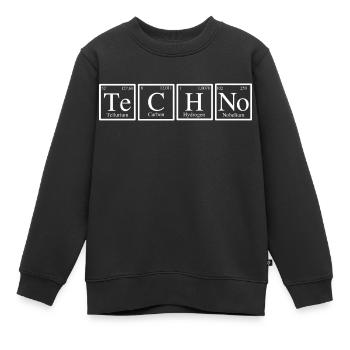Techno Chemistry - Kinder Premium Organic Sweatshirt - Schwarz - Vorne - AI Model Kid Female (0cm)