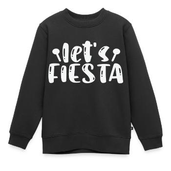 Let´s Fiesta - Kinder Premium Organic Sweatshirt - Schwarz - Vorne - AI Model Kid Female (0cm)