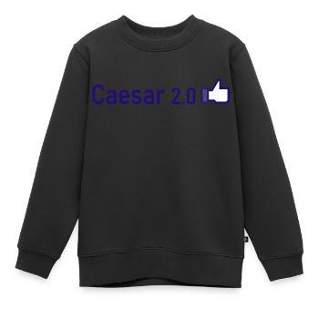 Caesar 2 0 - Kinder Premium Organic Sweatshirt - Schwarz - Vorne - AI Model Kid Female (0cm)