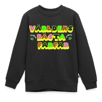 BestGroßmutter Großmutter Großvater Großvater Geburtstagsfamilie - Kinder Premium Organic Sweatshirt - Schwarz - Vorne - AI Model Kid Female (0cm)