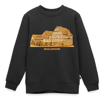 Maulbronn Abtei Kloster Fachwerk Baden-Württemberg - Kinder Premium Organic Sweatshirt - Schwarz - Vorne - AI Model Kid Female (0cm)