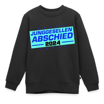 Junggesellen Abschied 2024 - Kinder Premium Organic Sweatshirt - Schwarz - Vorne - AI Model Kid Female (0cm)