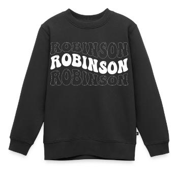 Lustiger Robinson Groovy 4 Männer Frauen Cool Robinson - Kinder Premium Organic Sweatshirt - Schwarz - Vorne - AI Model Kid Female (0cm)
