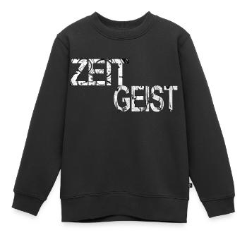 ZeitGeist - Kinder Premium Organic Sweatshirt - Schwarz - Vorne - AI Model Kid Female (0cm)
