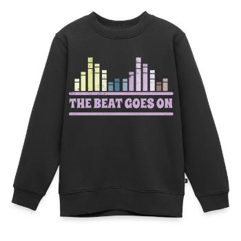 The Beat passe sur DJ Musician Equalizer - Sweat Premium enfant bio - noir - Devant - AI Model Kid Female (0cm)