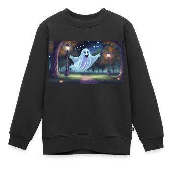 Ghost - Junge niedliche kleine Monster - Kinder Premium Organic Sweatshirt - Schwarz - Vorne - AI Model Kid Female (0cm)