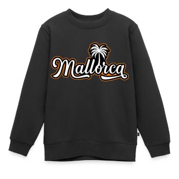 Mallorca Urlaub - Kinder Premium Organic Sweatshirt - Schwarz - Vorne - AI Model Kid Female (0cm)