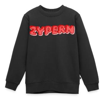 Vacances Chypre - Sweat Premium enfant bio - noir - Devant - AI Model Kid Female (0cm)