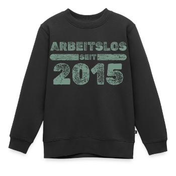 2015 - Sweat Premium enfant bio - noir - Devant - AI Model Kid Female (0cm)