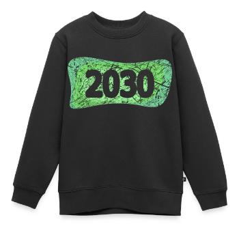2030 - Sweat Premium enfant bio - noir - Devant - AI Model Kid Female (0cm)
